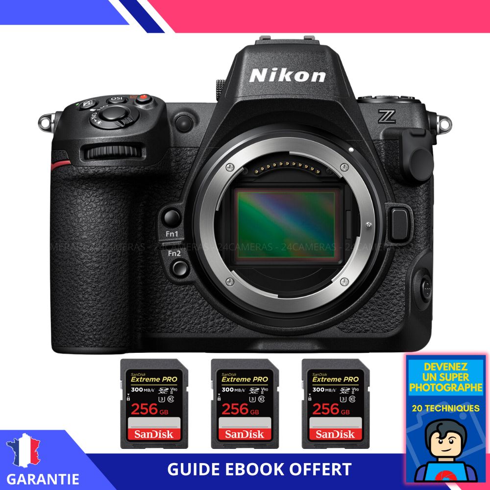 Nikon Z8 + 3 SanDisk Extreme PRO UHS II SDXC 300 MB/ + Ebook Devenez Un Super Photographe Appareil Photo Nikon - vue 4