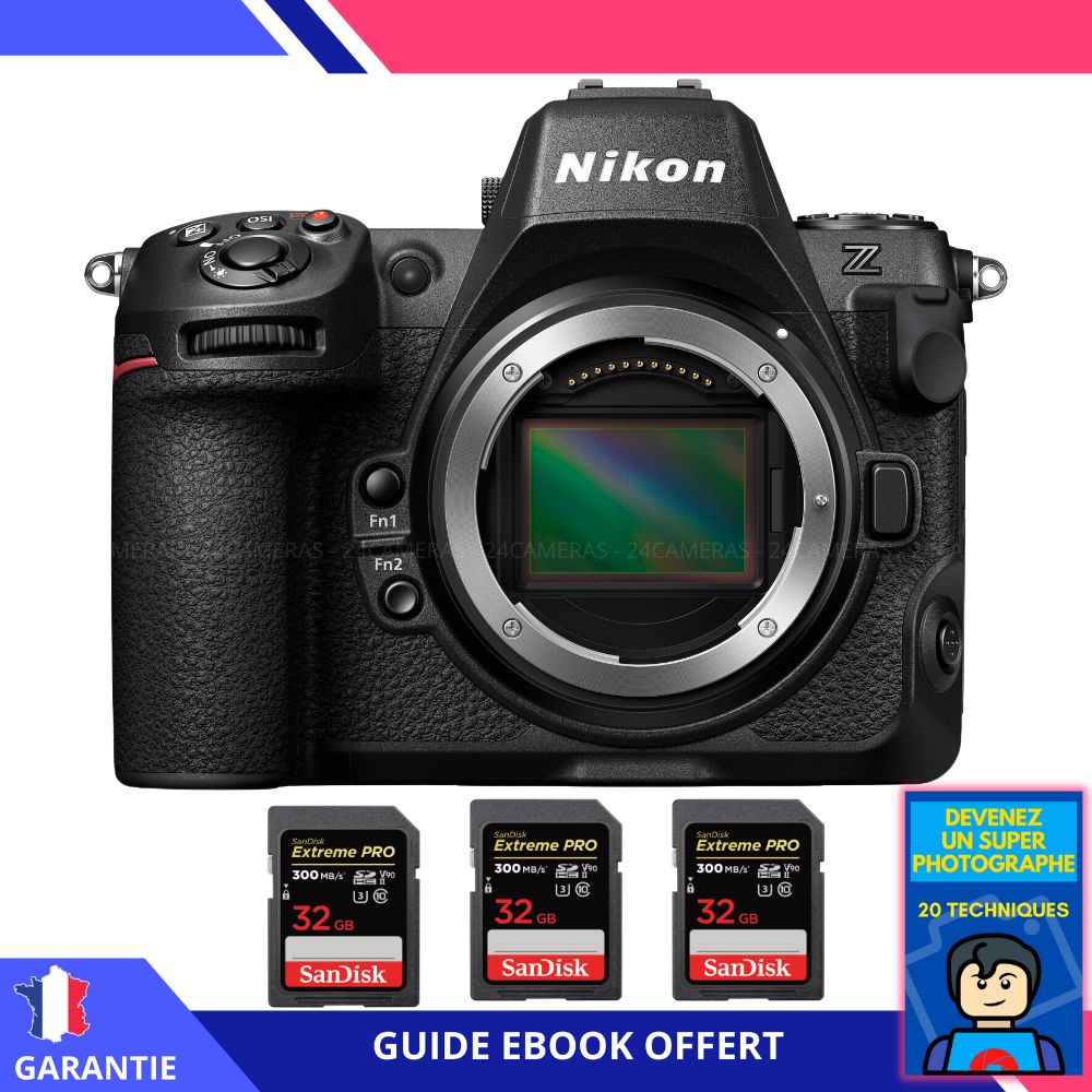 Nikon Z8 + 3 SanDisk Extreme PRO UHS II SDXC 300 MB/ + Ebook Devenez Un Super Photographe Appareil Photo Nikon - vue 3