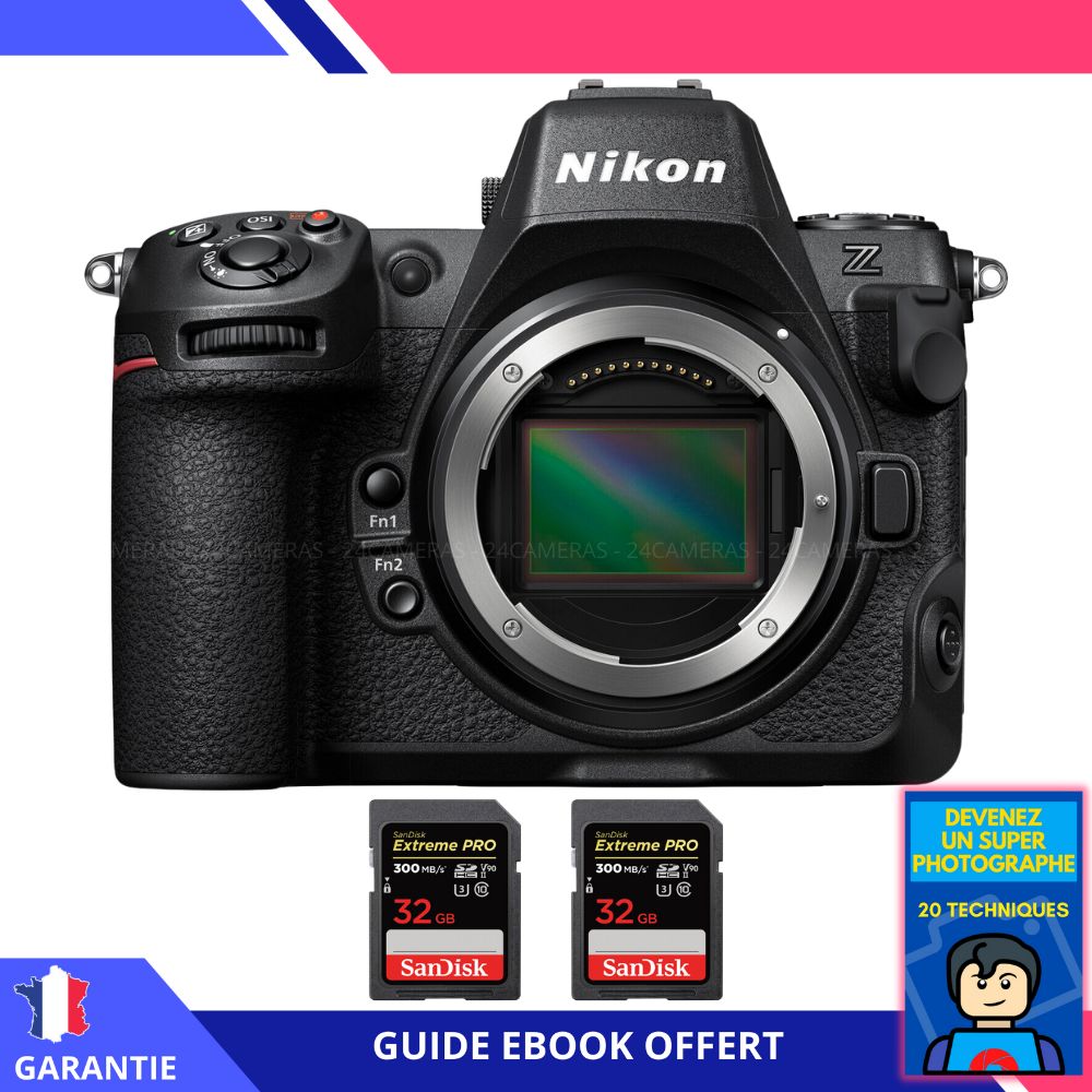 Nikon Z8 + 2 SanDisk Extreme PRO UHS II SDXC 300 MB/ + Ebook Devenez Un Super Photographe Appareil Photo Nikon - vue 4