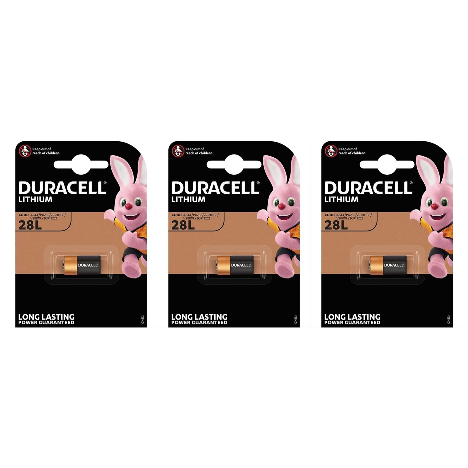 DURACELL Lot de 3 Blisters de 1 Pile lithium Photo 2CR13NPx28L