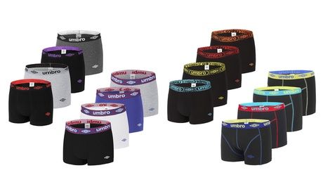 Boxers Umbro Lot de 4 Boxers coton homme uni ceinture EU - vue 2