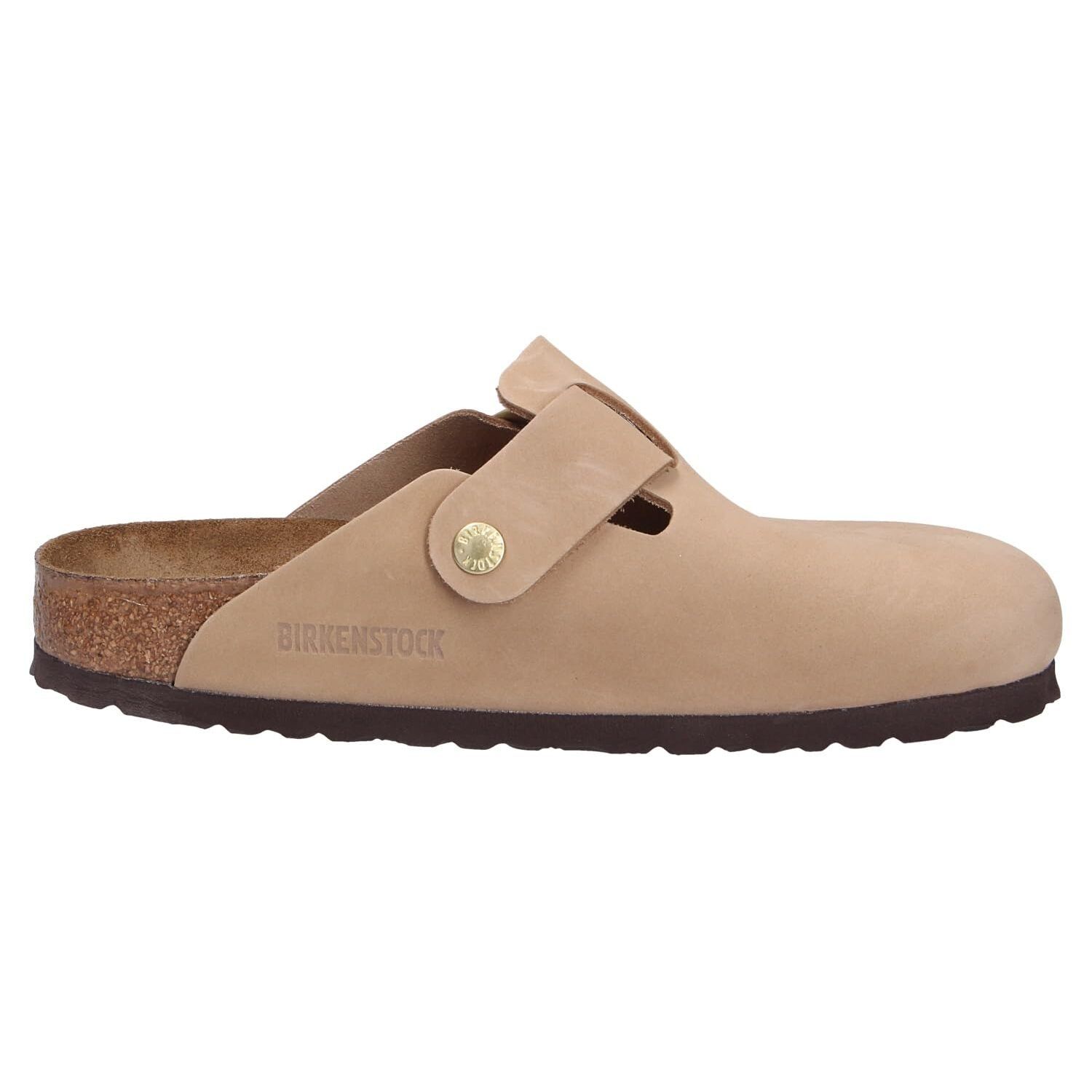 Sabots étroits Boston Big Buckle en nubuck