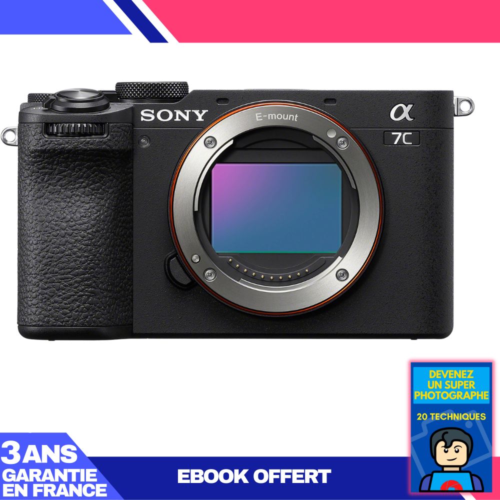 Boitier Sony A7C II + Ebook 'Devenez Un Super Photographe