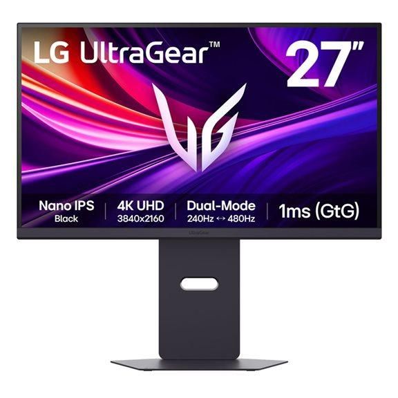 LG UltraGear 27G850A-B - Écran LED - jeux - 27 - 3840 x 2160 4K @ 240 Hz - Nano IPS Noir - 450 cd/m² - 2000:1 - DisplayHDR 600 - 1 ms - 2xHDMI, DisplayPort