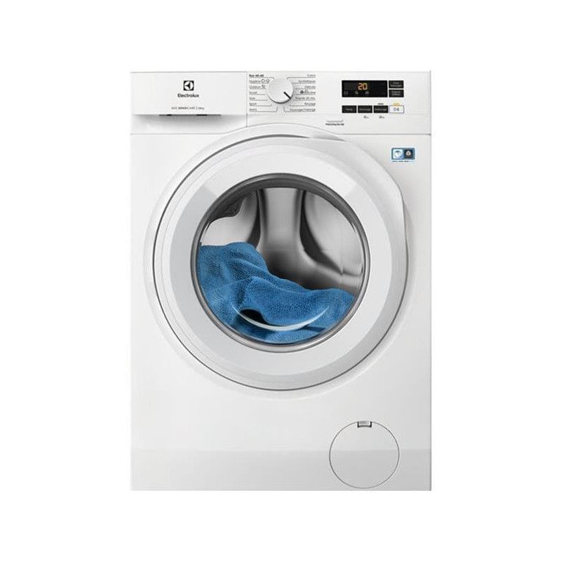 LAVE LINGE FRONTAL ELECTROLUX EW6FI5120WA 10 kg 1400 Toursmin SensiCare 600 - vue 2