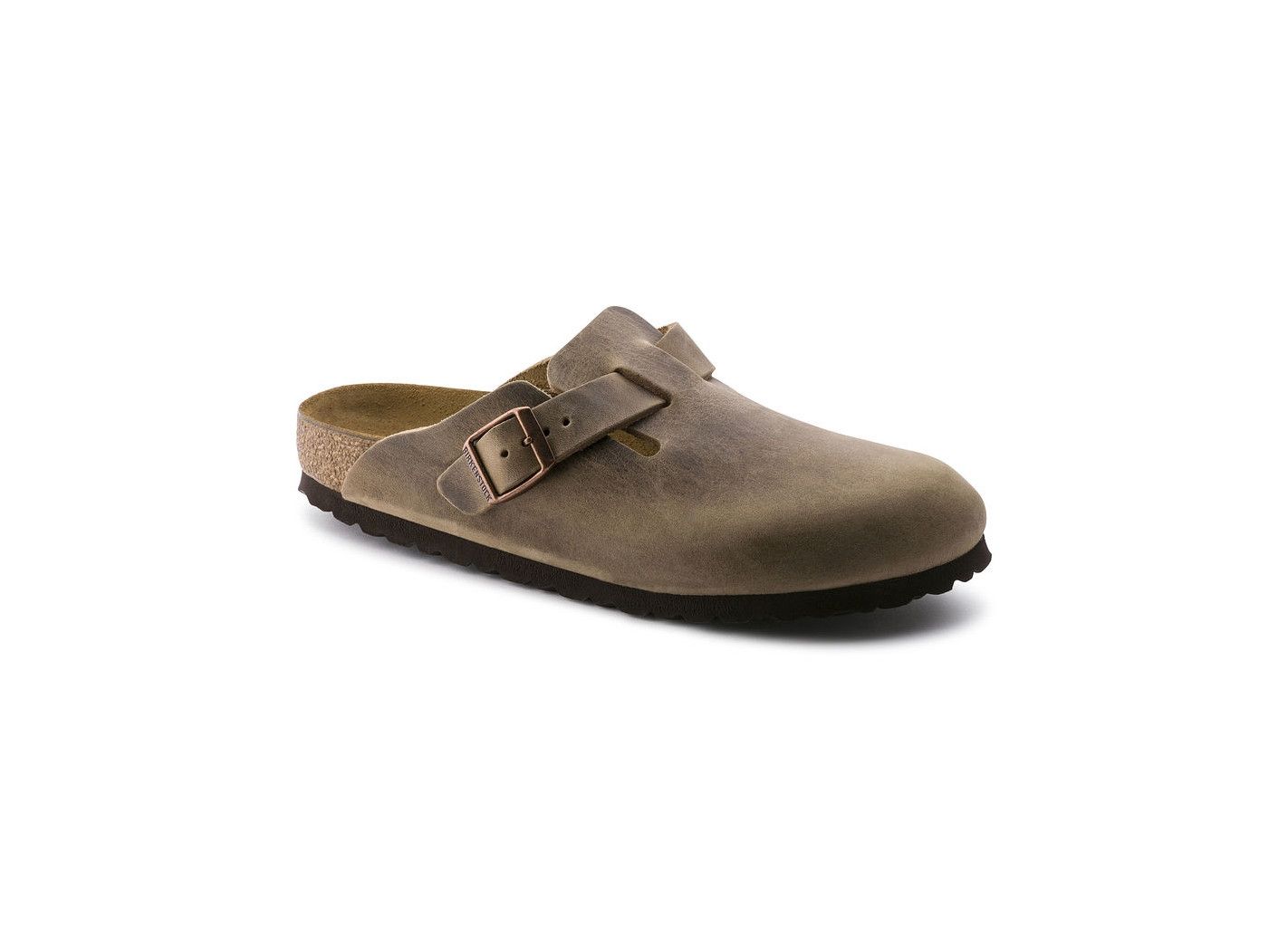 Sabots Birkenstock Boston Waxy Tabac Marron - 38