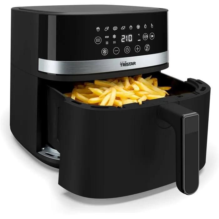 Tristar French FR 9418 Digital Air Fryer 8 Capacity LED Touch Screen 7 Programs Manual Preheat and Keep Warm Functio