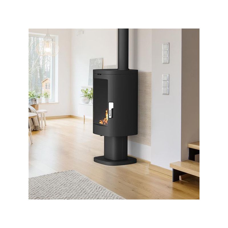SUPRA Poêle à bois longiligne Maonie sur pied 11 5 kw MAONIESURPIED - vue 2