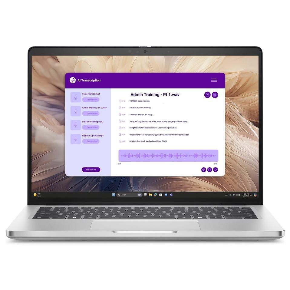 Dell Pro 14 Plus PB14250 14 Core Ultra 5 RAM SSD - vue 3