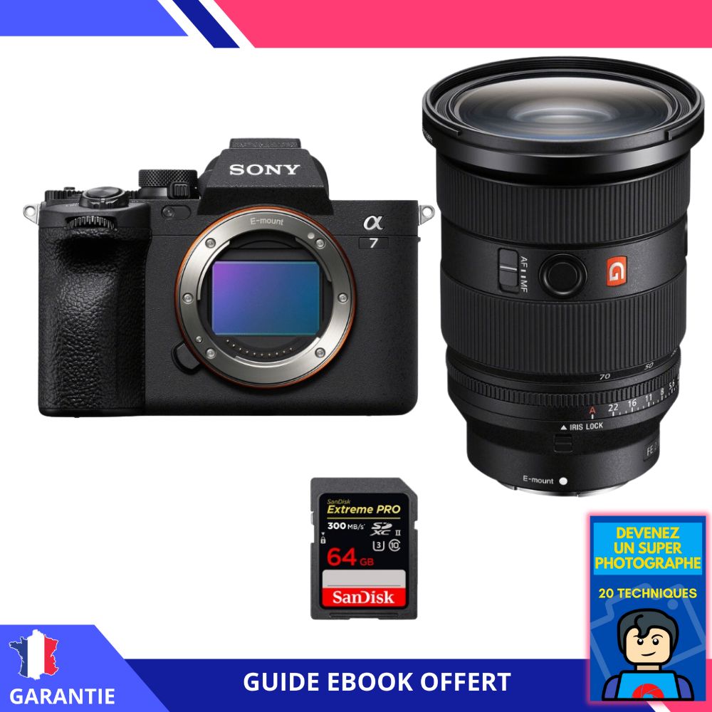 Sony Alpha 7 IV + FE 24 70mm f2.8 GM II + 1 SanDisk Extreme PRO UHS II SDXC 300 MB/ + Ebook Devenez Un Super Photographe Appareil Photo Sony - vue 3