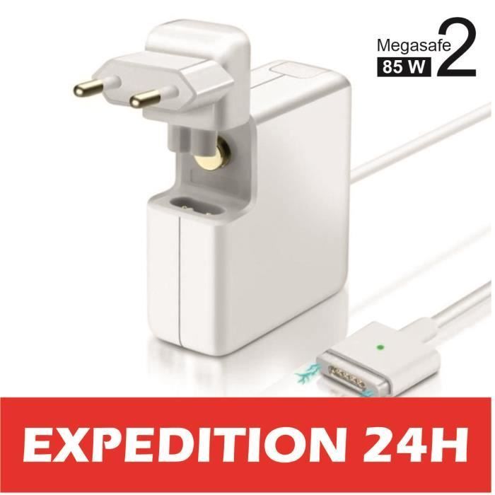 Megasafe 2 85W Chargeur Macbook Air 85W, Magnétique T-Tip Adaptateur d'alimentation Compatible with Mac Book Air 11" 13"-Mid 2012/20