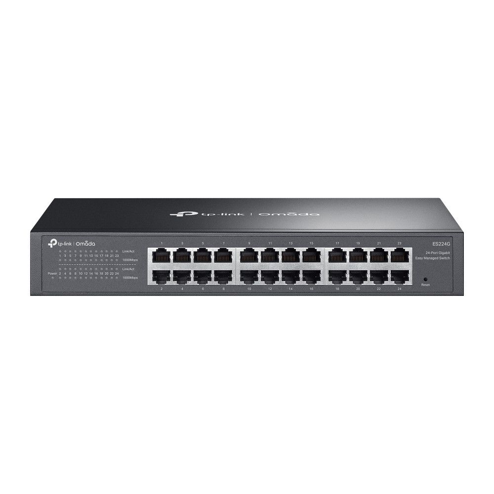 TP Link Omada ES224G Switch Gigabit 24 porte RJ45 101001000 Mbps Rack