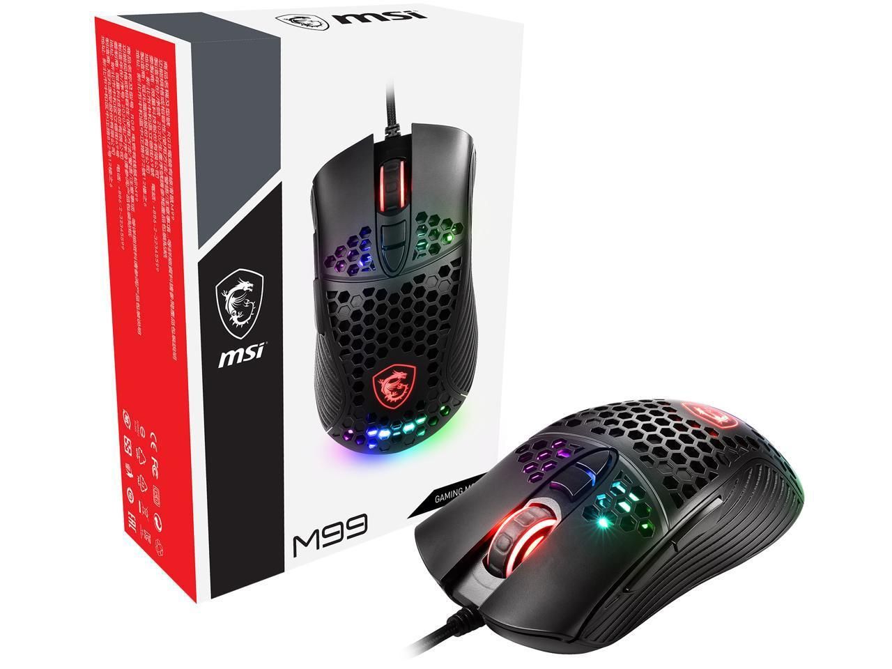 MSI Gaming M99 Box Jouer Droitier USB Type A Optique Neuf