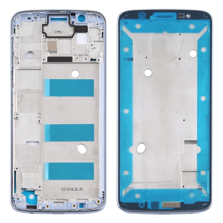 Boîtier Avant Du Cadre Lcd Pour Motorola Moto G6 Plus (Bleu)