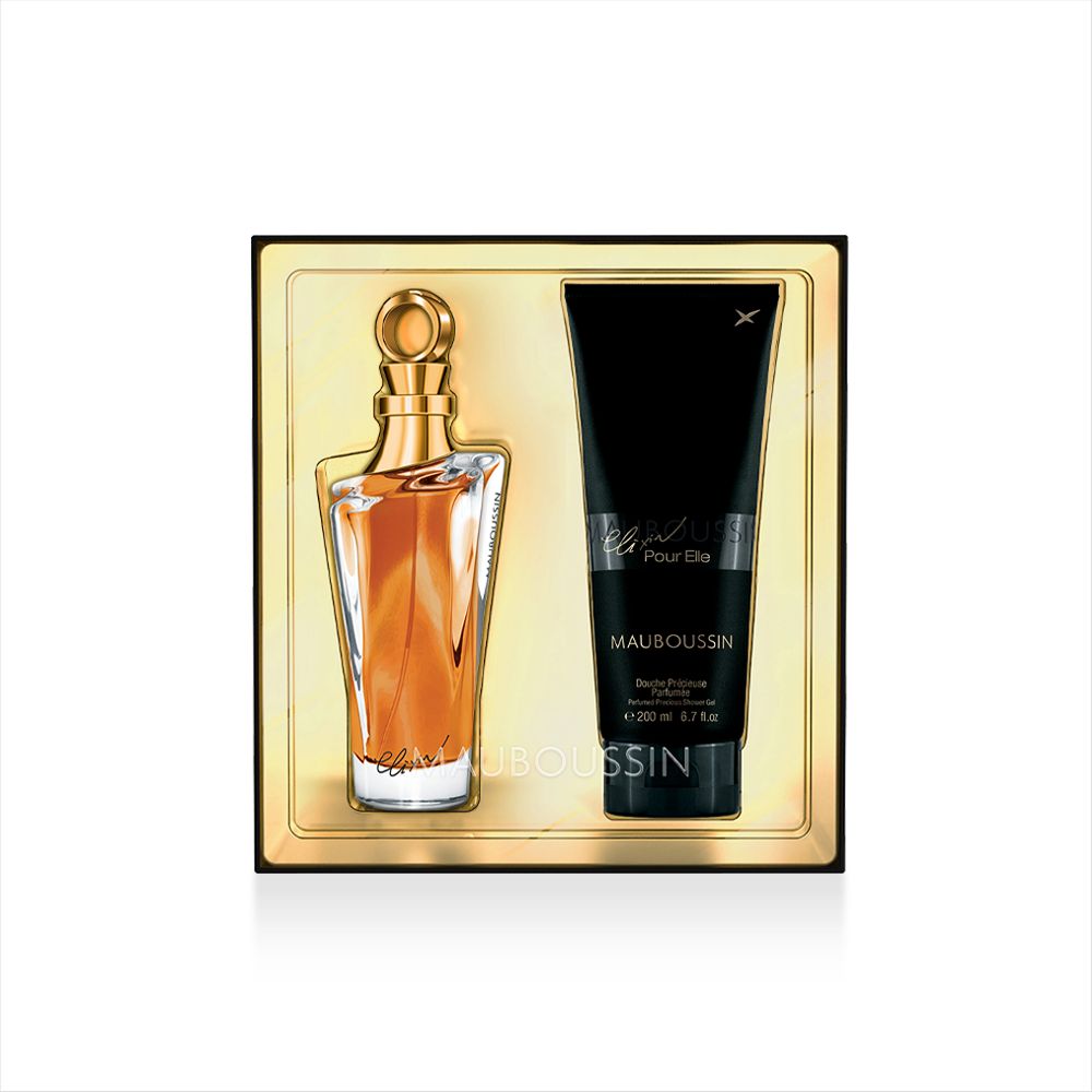 Mauboussin Coffret Jumbo Elixir Pour Elle : Eau De Parfum 100ml & Gel Douche 200ml