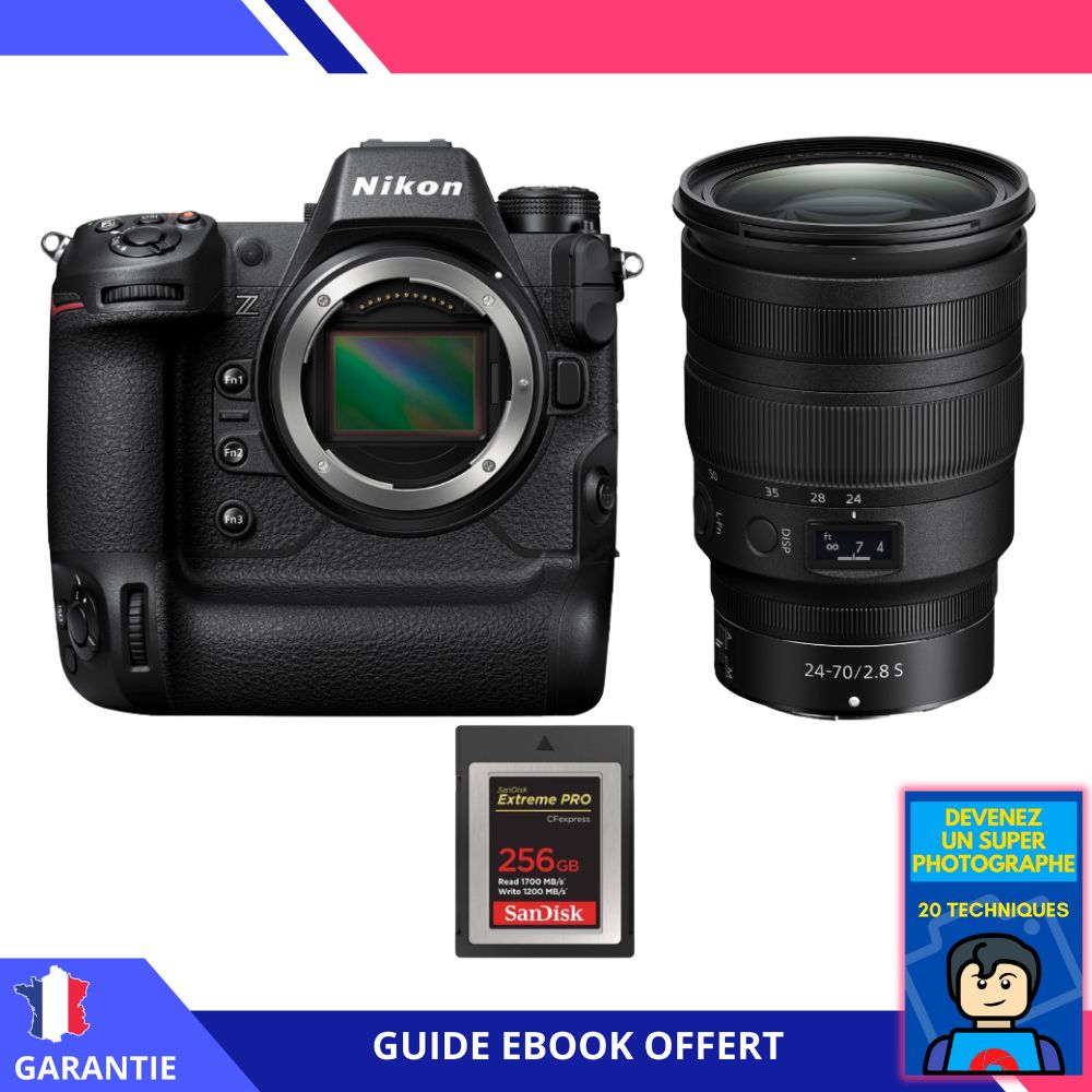 Nikon Z9 + Z 24 70mm f2.8 + 1 SanDisk Extreme PRO CFexpress Type B + Ebook 'Devenez Un Super Photographe' Hybride Nikon - vue 4