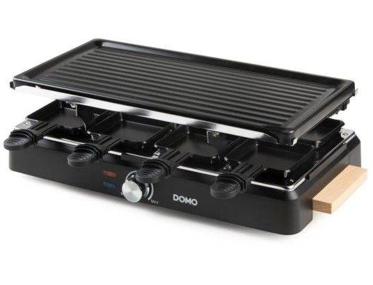 Raclettegrill DOMO DO9262G 1400 Watt 2 plaques de cuisson 8 personnes - vue 2