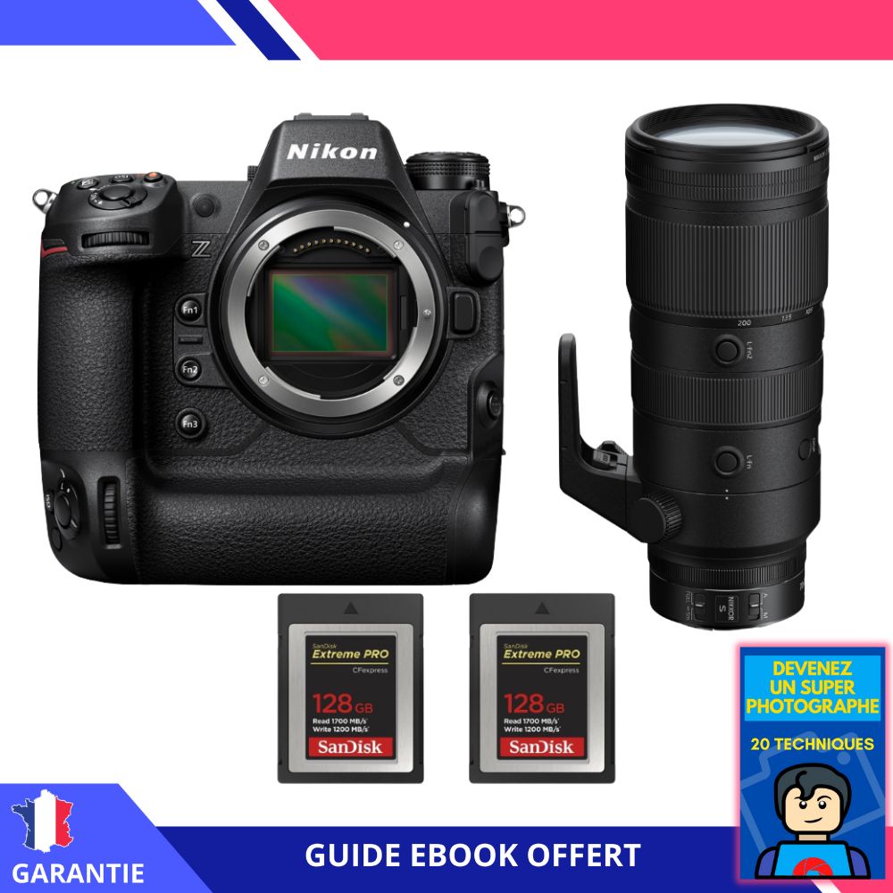 Nikon Z9 + Z 70 200mm f2.8 VR + 2 SanDisk Extreme PRO CFexpress Type B + Ebook 'Devenez Un Super Photographe' Hybride Nikon - vue 4