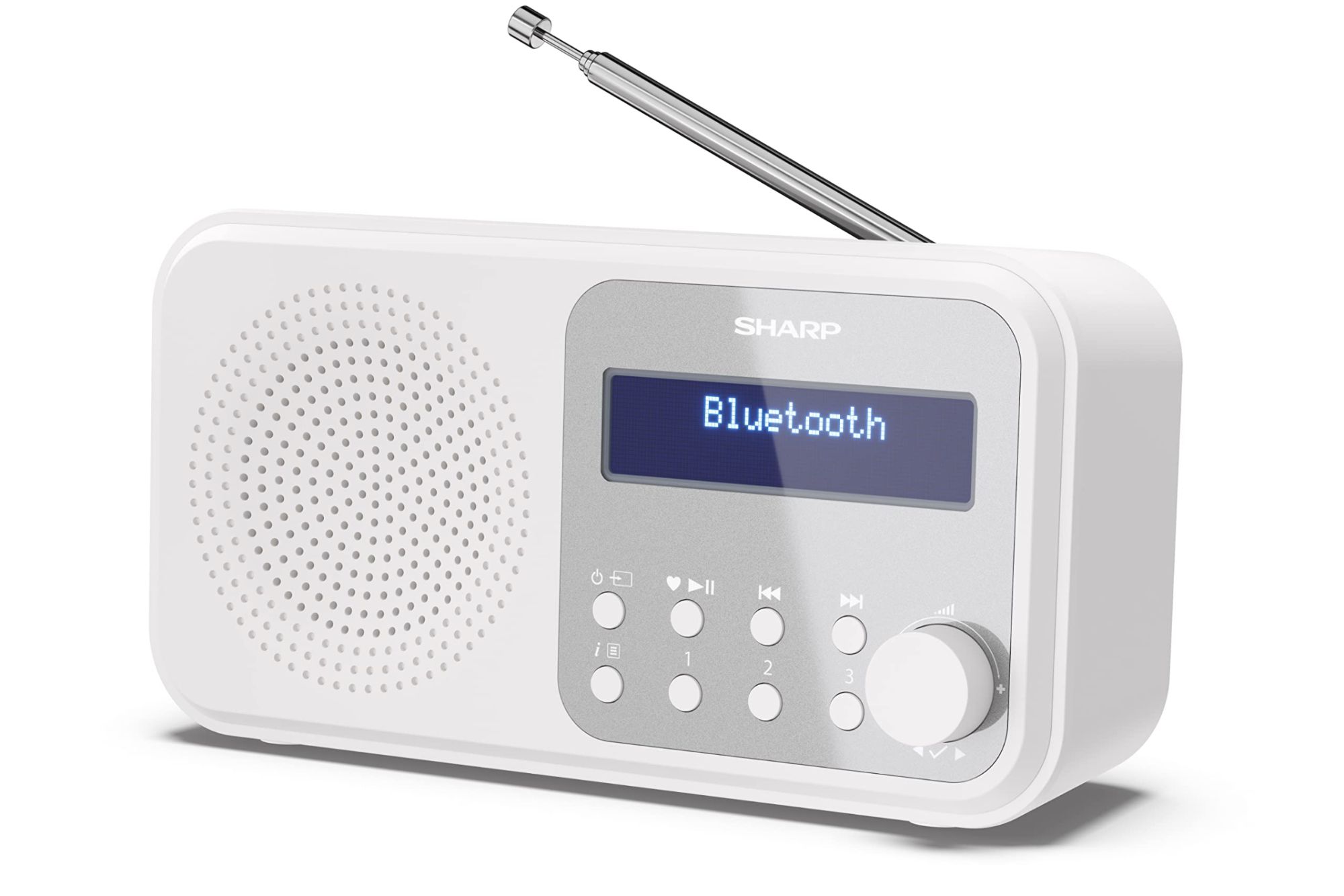 Sharp DR-P420(WH) blanc (DAB, FM, DAB+ DAB, Bluetooth), Radio, Blanc