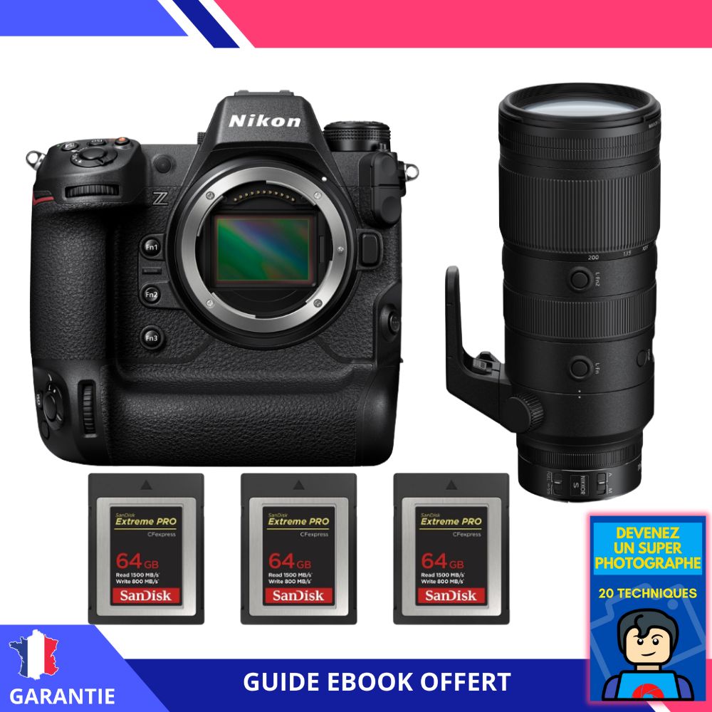 Nikon Z9 + Z 70 200mm f2.8 VR + 3 SanDisk Extreme PRO CFexpress Type B + Ebook 'Devenez Un Super Photographe' Hybride Nikon - vue 4