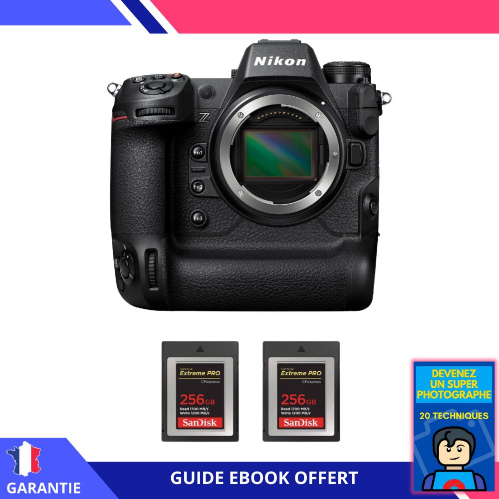 Nikon Z9 Nu + 2 SanDisk Extreme PRO CFexpress Type B + Ebook 'Devenez Un Super Photographe' Hybride Nikon - vue 4