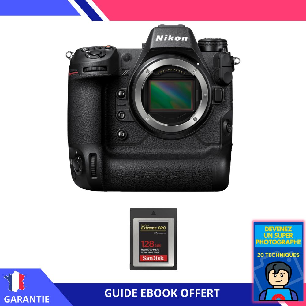 Nikon Z9 Nu + 1 SanDisk Extreme PRO CFexpress Type B + Ebook 'Devenez Un Super Photographe' Hybride Nikon - vue 2