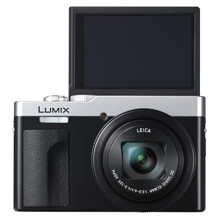 Panasonic Lumix DC-TZ99 - Appareil photo numérique - compact - 20.3 MP - 4K / 30 pi/s - 30x zoom optique - Leica - Wi-Fi, Bluetooth - argent