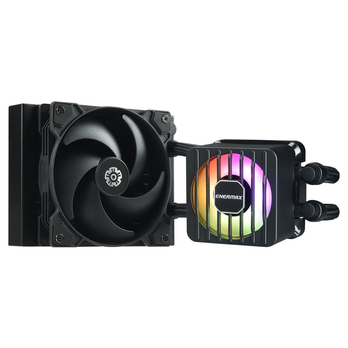 Enermax LIQMAXFLO SR ELC-LMF120-SF - Système de refroidissement liquide de processeur - ARGB - Taille de radiateur : 120 mm - (pour : LGA115x Socket, LGA1200, LGA1366, LGA1700, LGA2011, LGA2011-3...