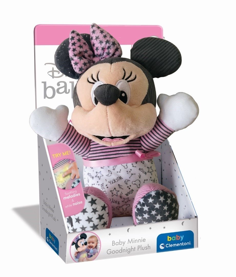 Clementoni 17395 Peluche Veilleuse Disney Baby Minnie veilleuse Musicale et Lumineuse Peluche Lavable en Machine et Plus - vue 5