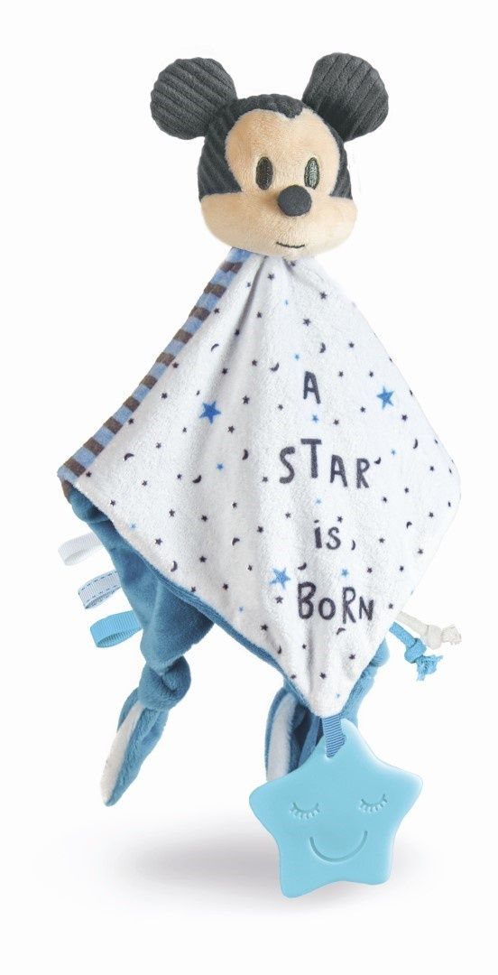 Clementoni 17345 Doudou Disney Baby Mickey Doudou et Peluches d’éveil et de Premier âge 100% Lavable en Machine et Plus