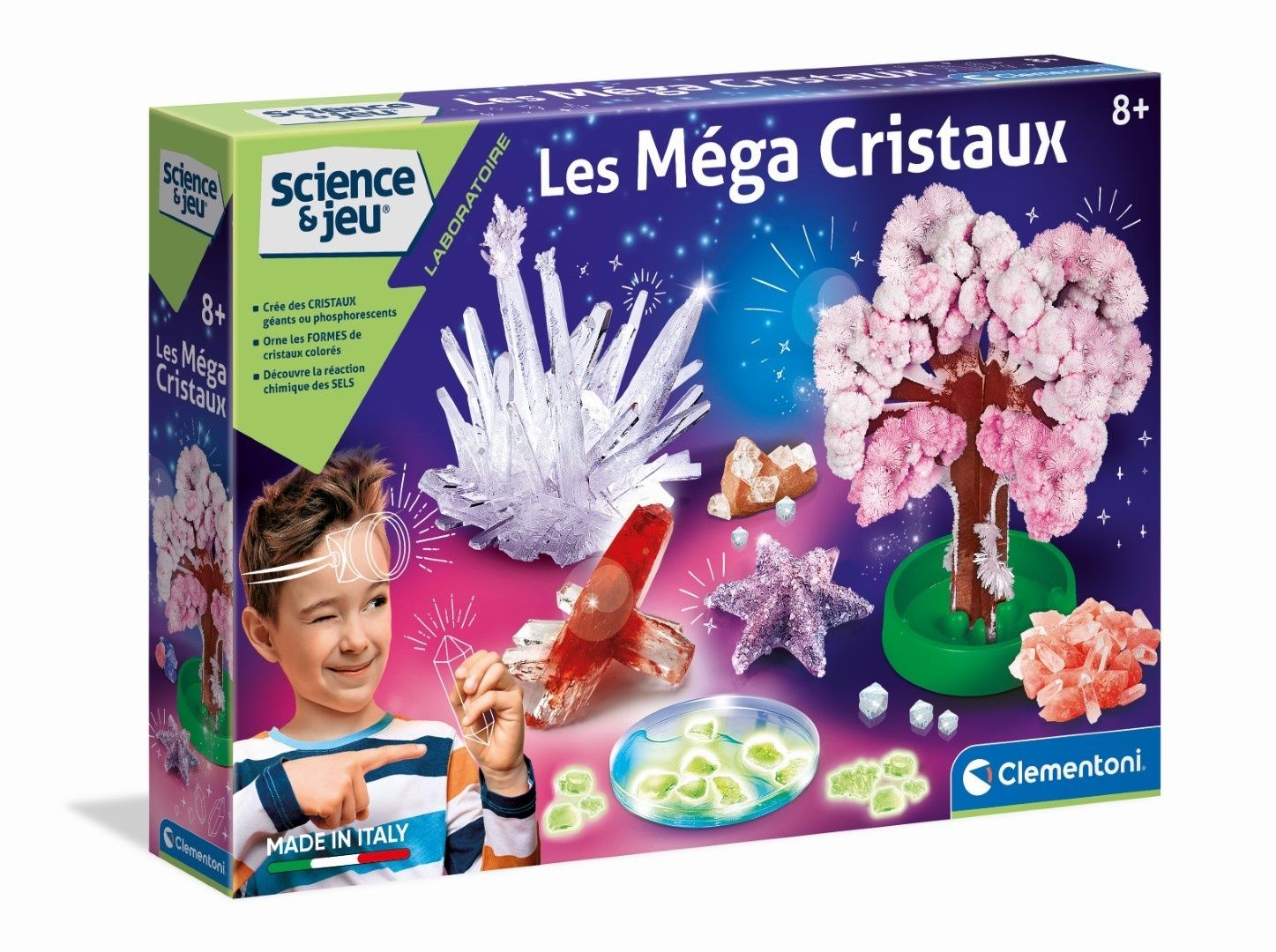 Science et jeu : les méga cristaux Clementoni Jeux - vue 2