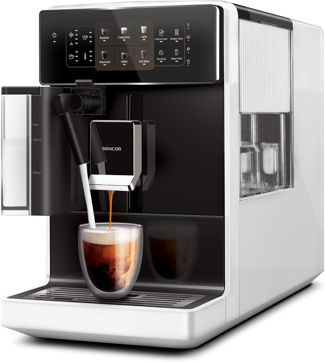 Machine à expresso Sencor SES 9301WH - vue 2