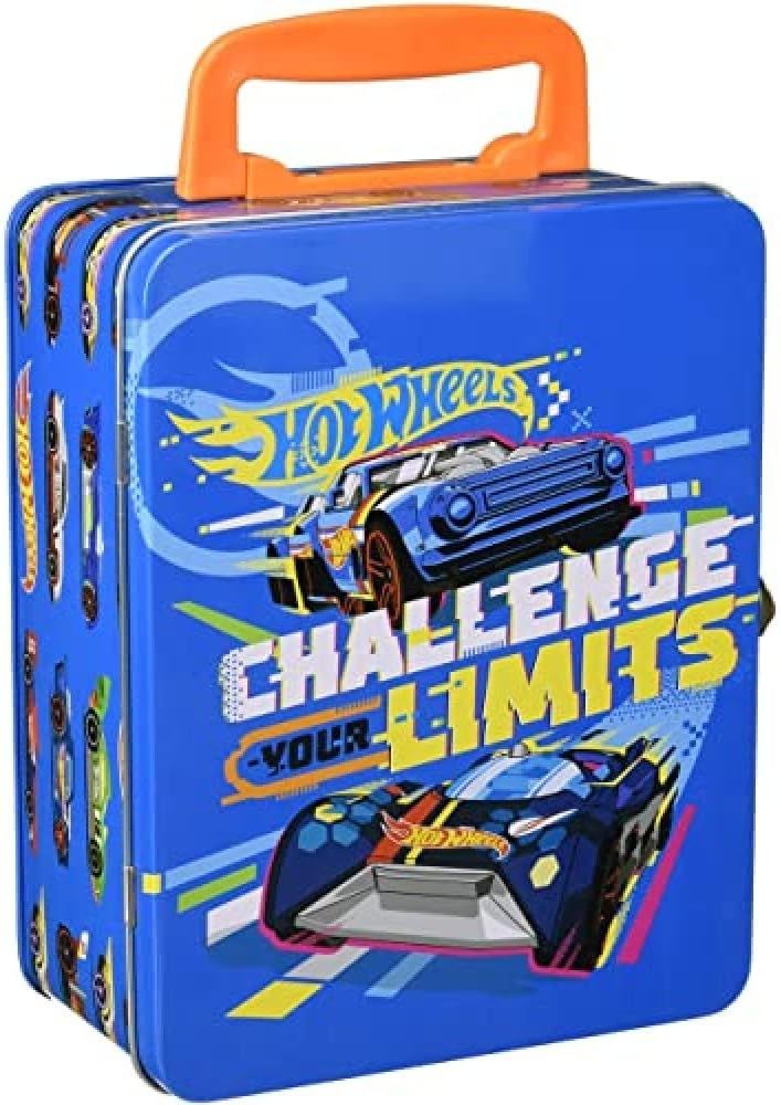 ERYI 2883 Mallette De Collection Hot Wheels En Métal Rangement Jusqu'À 18 Voitures Jouet Pour Enfants À Partir De