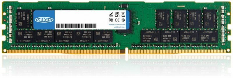 Origin Storage 64GB DDR4 2666MHz RDIMM 2Rx4 ECC 1.2V, 64 Go, 1 x 64 Go, DDR4, 2666 MHz, 288-pin DIMM (1 x 64GB, 2666 MHz, RAM DDR4, DIMM), Mémoire vive