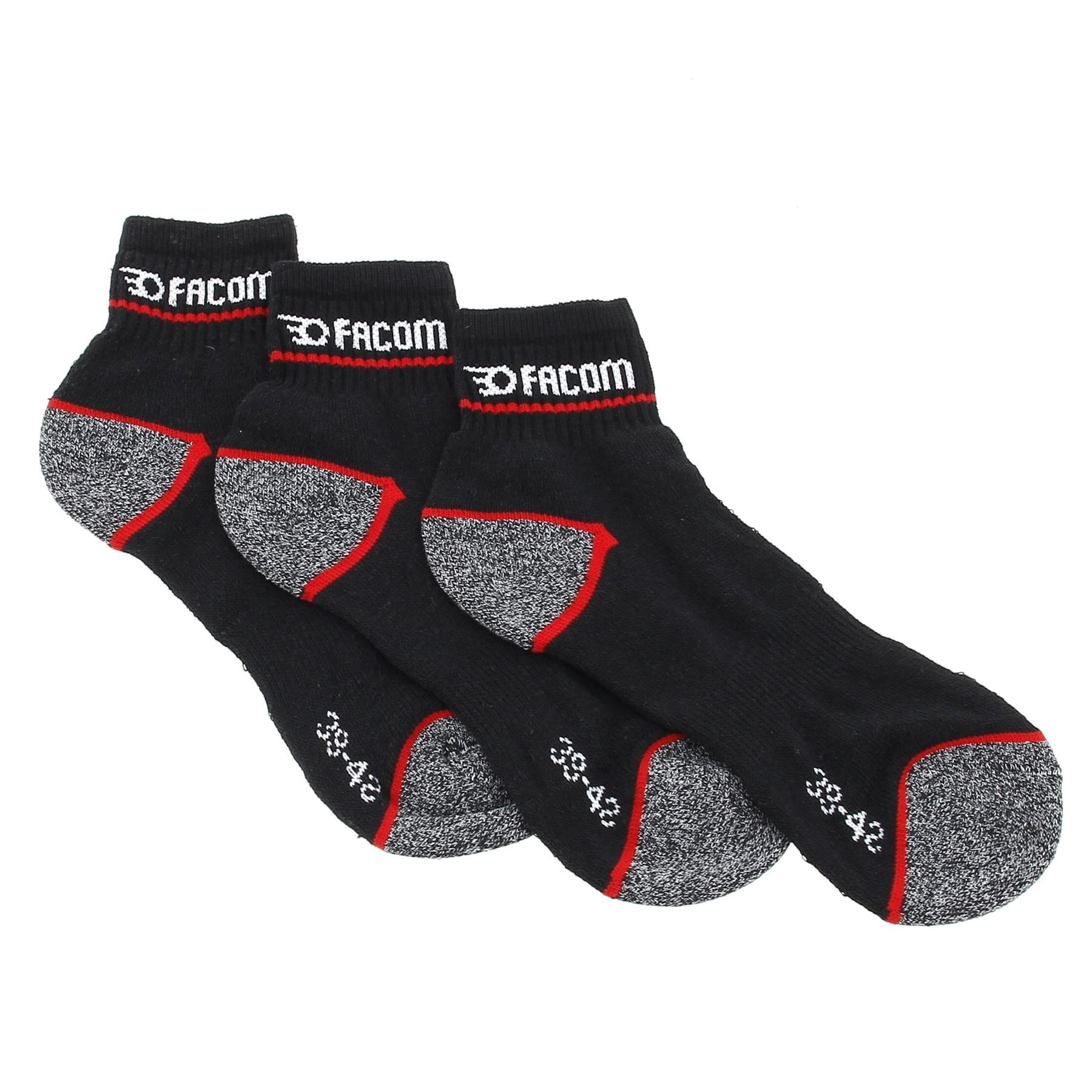 Chaussettes de travail courtes Facom taille 39 à 42 3 paires - vue 2