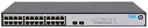 HPE 1420 24G 2SFP Switch Commutateur non géré 24 x 101001000 + 2 x 1 Gigabit Ethernet SFP+ de bureau Montable sur rack