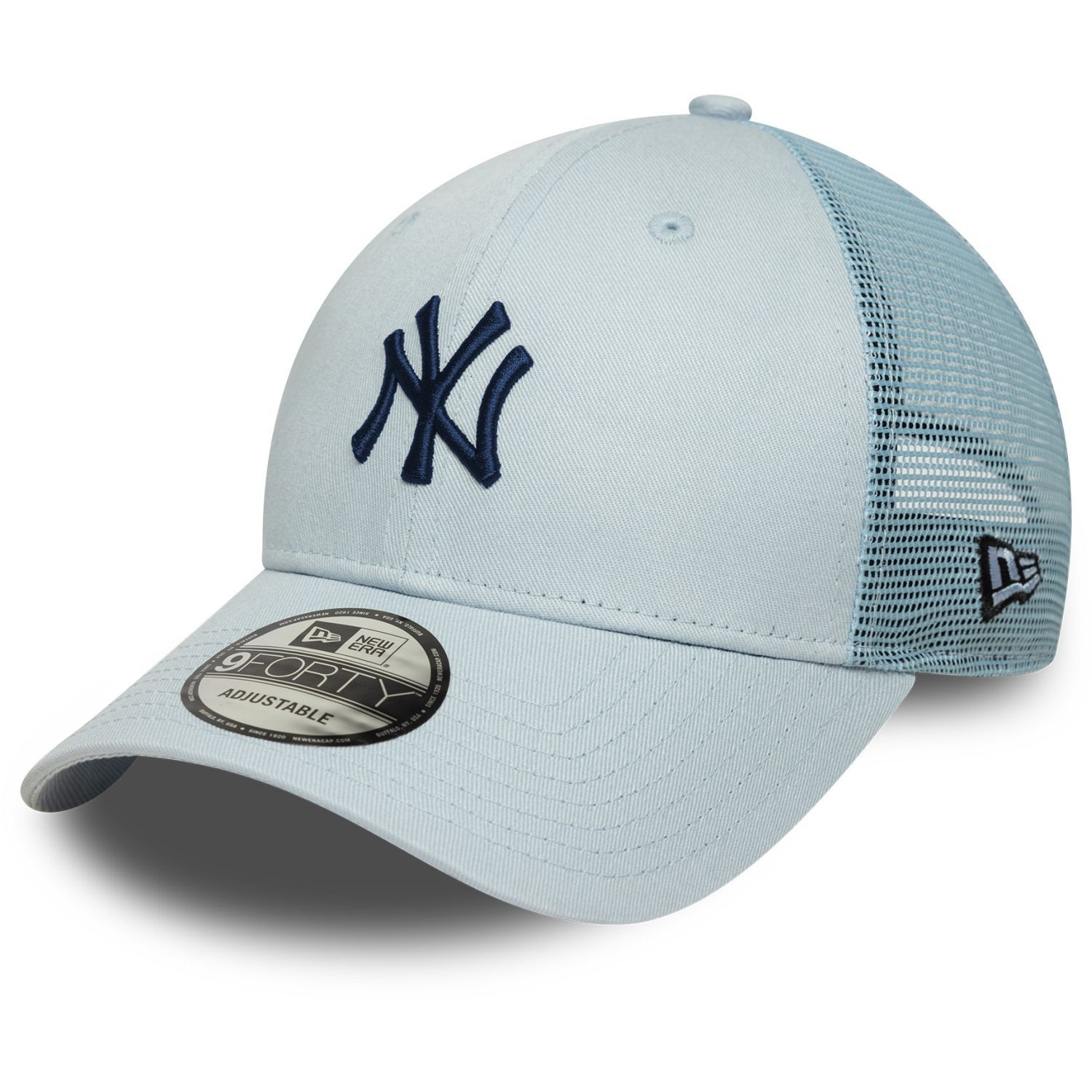 new era 9forty trucker cap homefield new york yankees sky Unique
