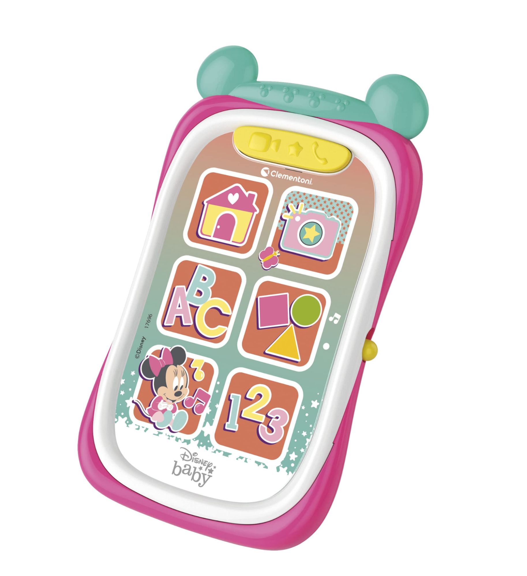 Clementoni Disney Baby Minnie Téléphone Enfants Primo Smartphone Jeu Électronique Education Version Italien 17696