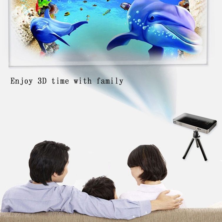 Mini Vidéoprojecteur Portable Full HD Android 5.1 DLP 2000 Lumens YONIS