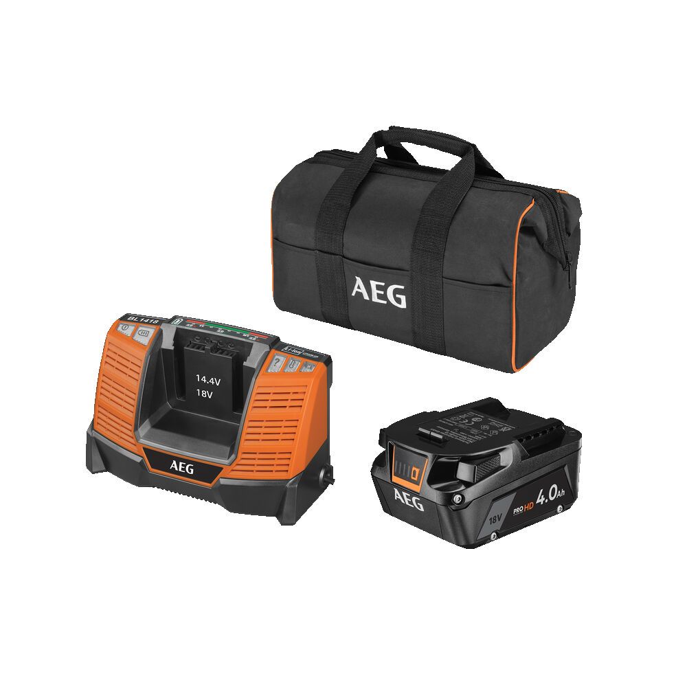 Pack chargeur + 1 batteries 18 V 4 0 Ah SETL1840S AEG POWERTOOLS