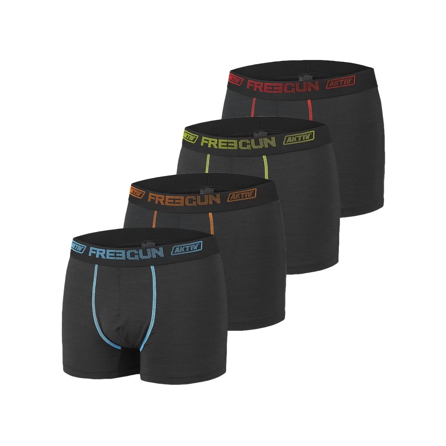 Boxers Freegun Lot de 4 Boxers homme Aktiv Sport Ultra 3D EU