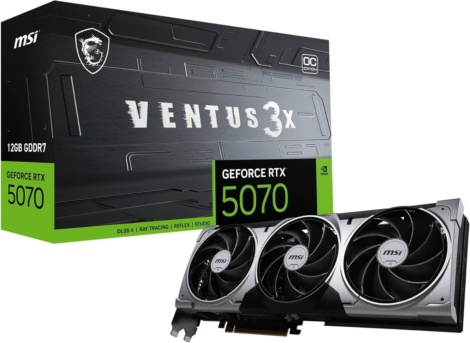 MSI RTX 5070 12G VENTUS 3X OC Neuf - vue 4