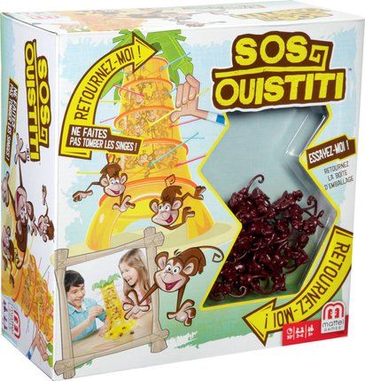 Mattel Games - Sos Ouistiti - Jeu De Société Famille - 5 Ans Et +