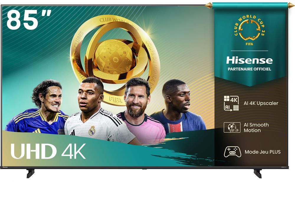 TV LED Hisense 4K UHD 85A6Q 215 cm 2025 - vue 2