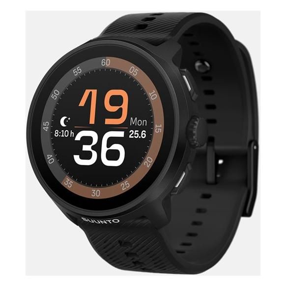 Suunto Run - Polyamide renforcé de fibre de verre noir - montre de sport avec bracelet - silicone - noir - taille du poignet : 125-175 mm - affichage 1.32 - Bluetooth - 51 g - tout noir Suunto Run - Polyamide renforcé de fibre de verre noir - montre de sport avec bracelet - silicone - noir - taille du poignet : 125-175 mm - affichage 1.32 - Bluetooth - 51 g - tout noir