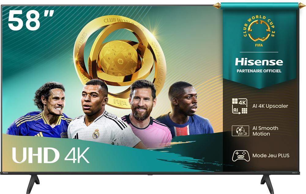 TV LED Hisense 4K UHD 58A6Q 146 cm 2025