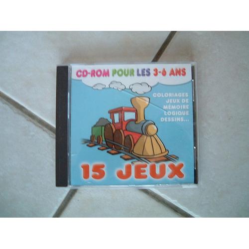 15 Jeux - Cd Rom Pour Les 3 -6 Ans Pc