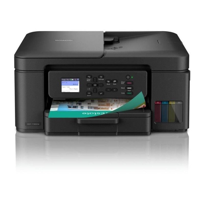 Imprimante multifonction 3 en 1 BROTHER DCP T780DW Wi Fi et Wi Fi direct Jet dencre A4 Tank