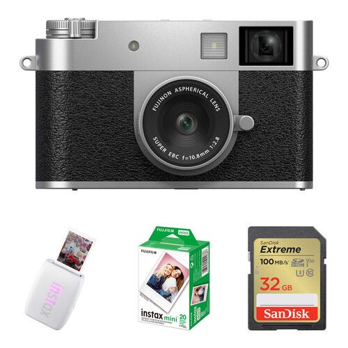 FUJIFILM X half avec kit d'imprimante INSTAX MINI Link 3