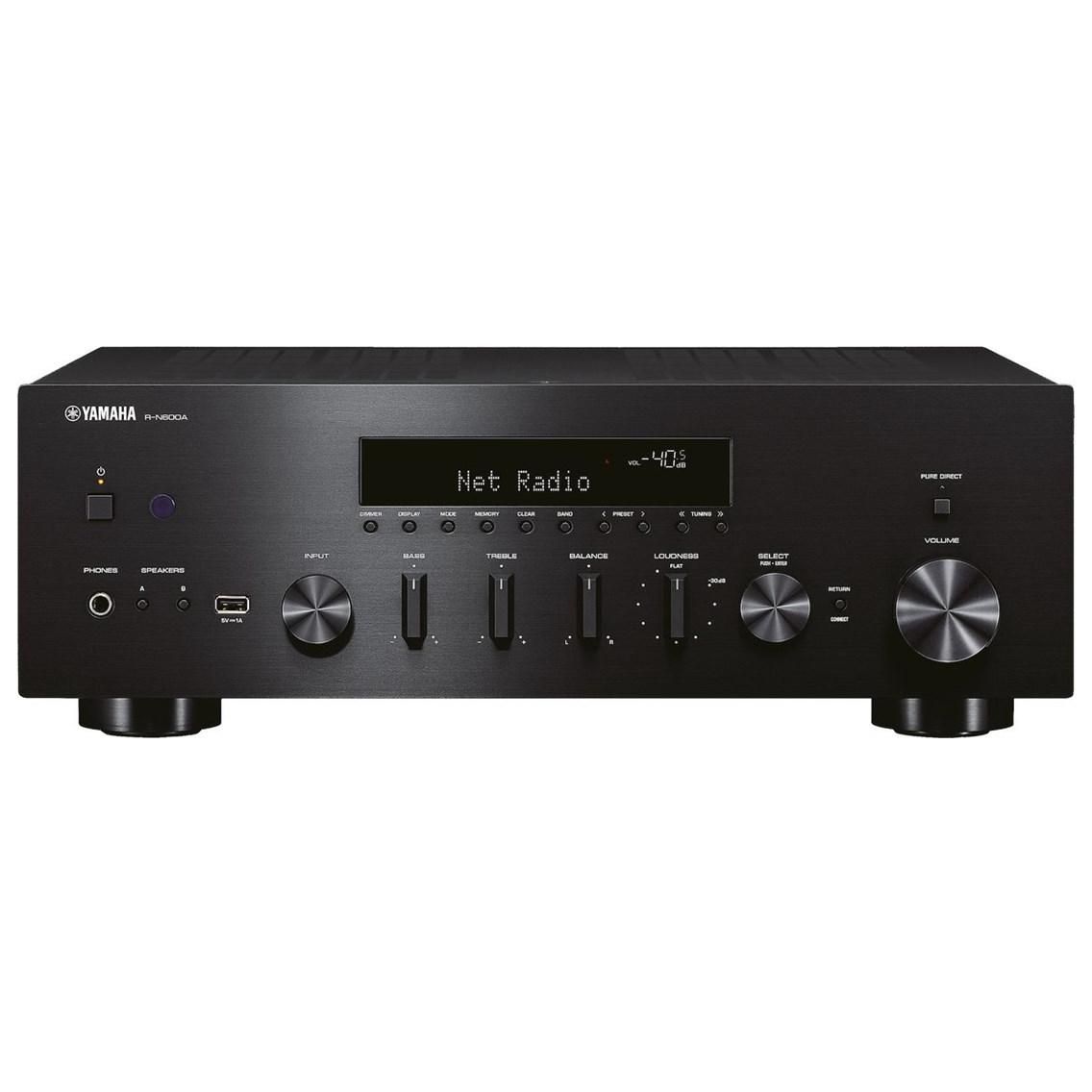 Ampli Hi-Fi stéréo Yamaha R-N600A Noir